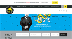 Desktop Screenshot of comedyfestival.co.nz